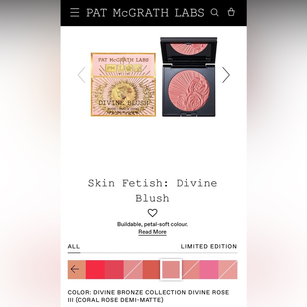Pat McGrath Skin Fetish Divine Rose III-Blush — Coral Rose